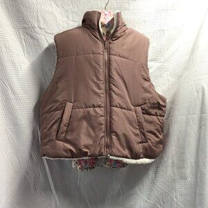 No Boundaries Reversible Teddy Fleece & Puffer Vest – Women’s XXL